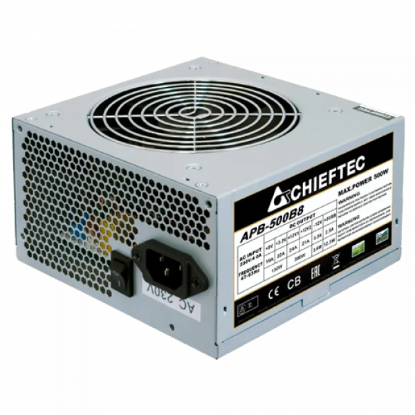 Chieftec Value APB-500B8 ATX napajanje 500 W, 80 PLUS White