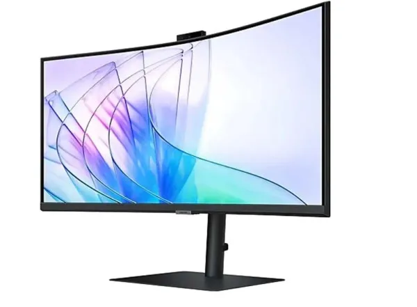 Samsung ViewFinity S6 S65VC LS34C652VAUXEN 34″ zakrivljeni UWQHD monitor, USB-C 90 W i kamera