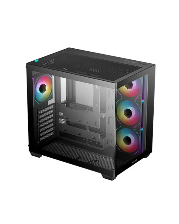 DeepCool CG530U 4F R-CG530U-BKAGA4-G panoramsko ATX kućište, crno, 4 ARGB ventilatora