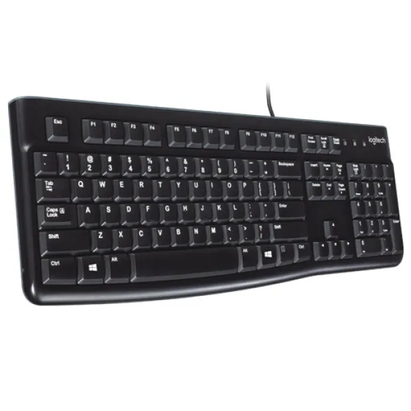 Logitech K120 USB tastatura US raspored, crna