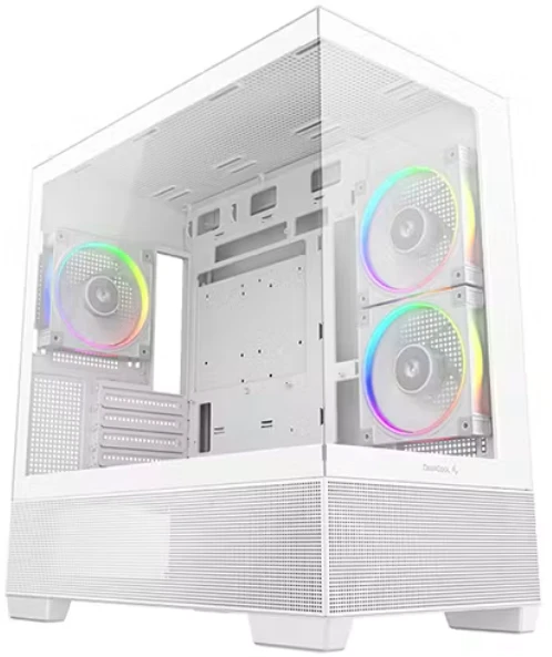 DeepCool CG380 3F WH Micro-ATX kućište sa 3 ARGB ventilatora