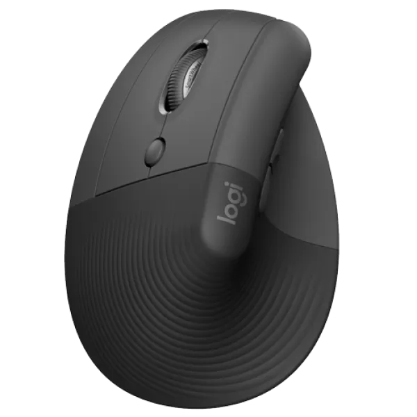 Logitech Lift Left vertikalni bežični miš za levu ruku, grafitni, 910-006474
