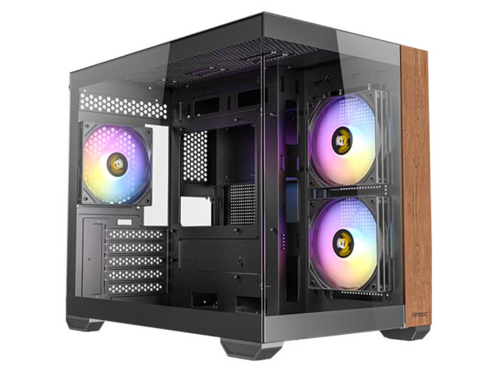Antec CX600M Wood ARGB kućište Mini Tower sa 3 ARGB ventilatora