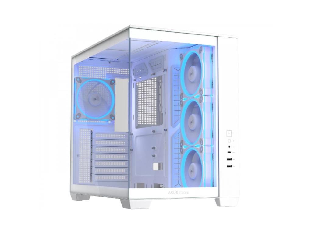 ASUS A32 PLUS TG ARGB belo ATX kućište sa 4 ventilatora