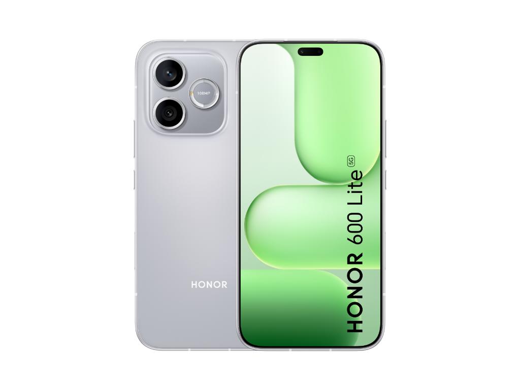 HONOR 600 Lite 8GB/256GB 5G pametni telefon, sivi
