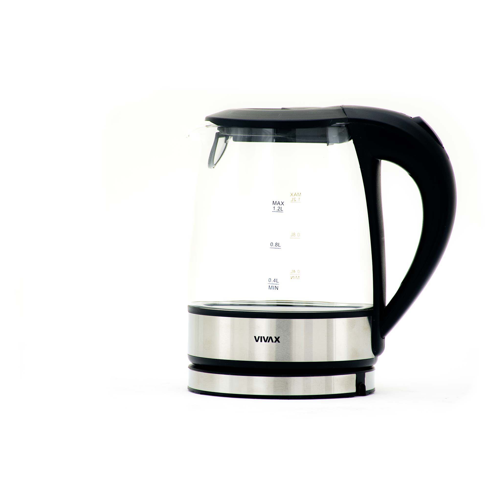 VIVAX HOME WH-120G stakleno kuvalo za vodu 1,2 l
