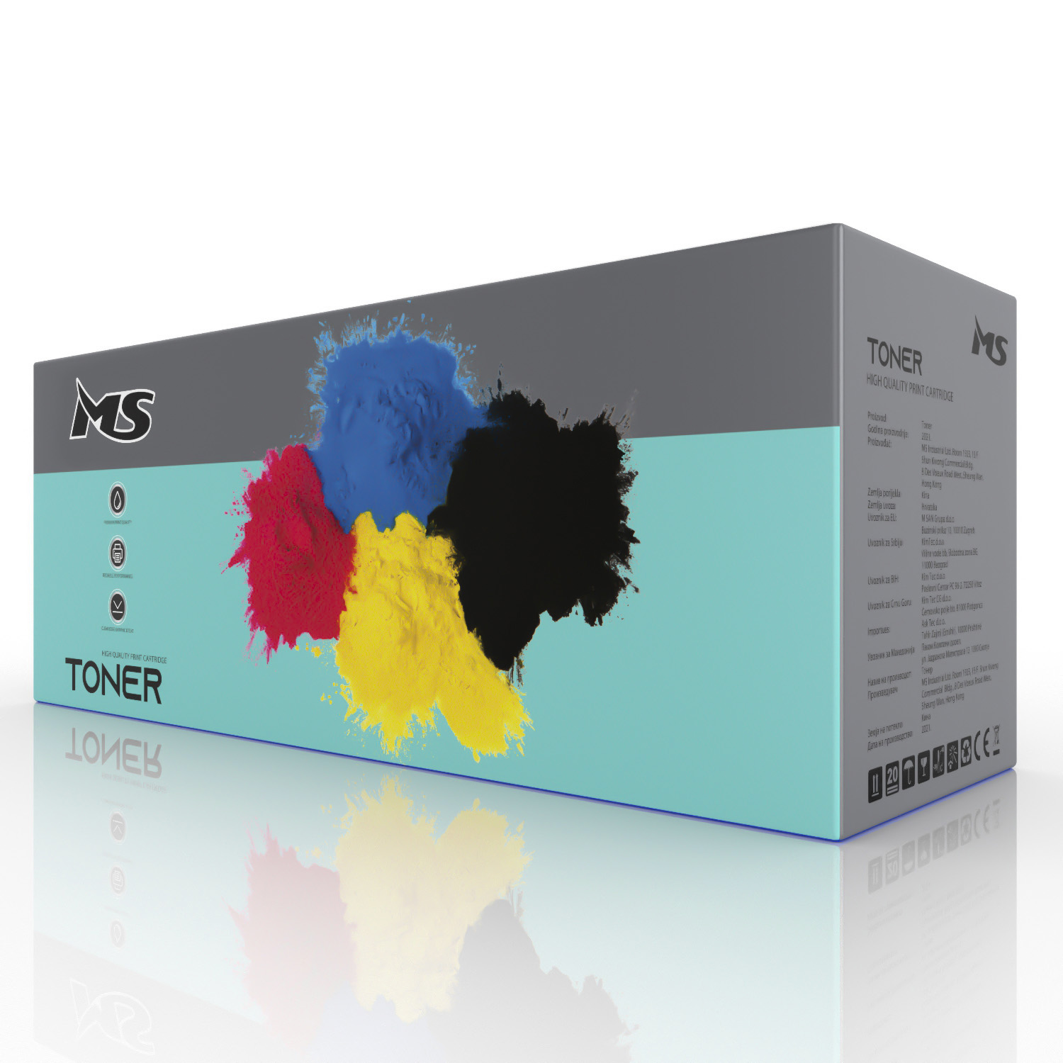 MS CE505A/CRG-719/CF280A crni zamenski toner, 2.300 strana