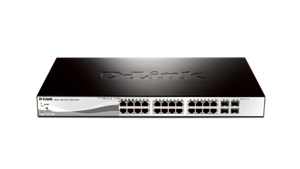 D-Link DGS-1210-28P upravljivi PoE svič, 24 porta, 4 SFP