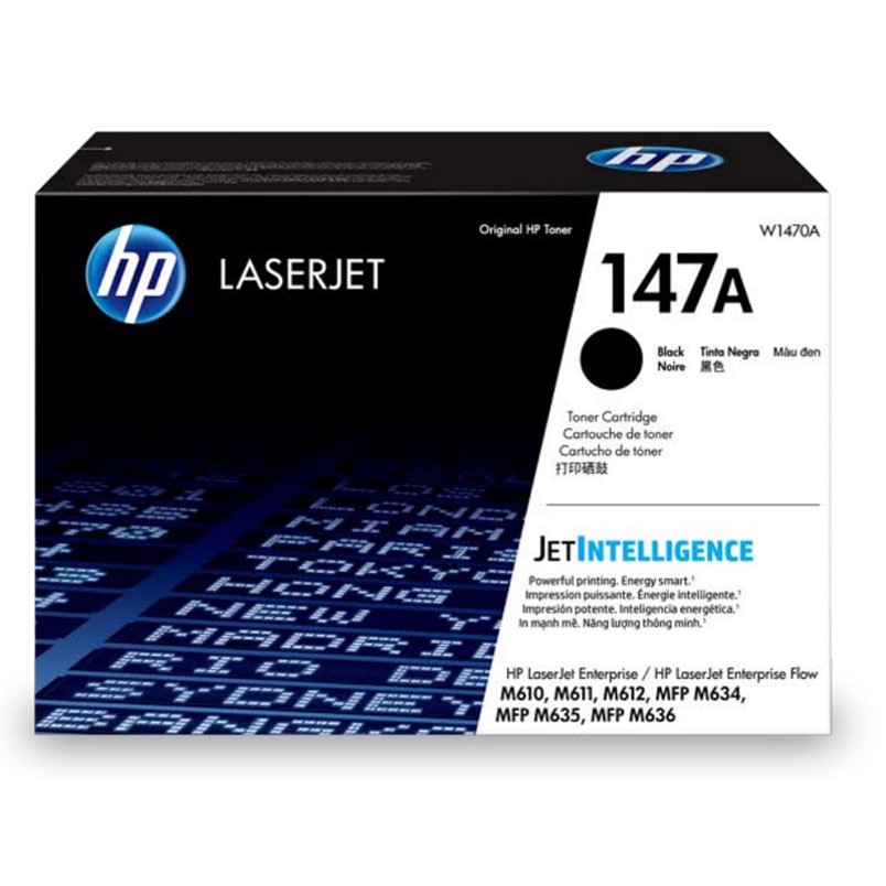 HP 147A W1470A originalni crni LaserJet toner, do 10.500 strana
