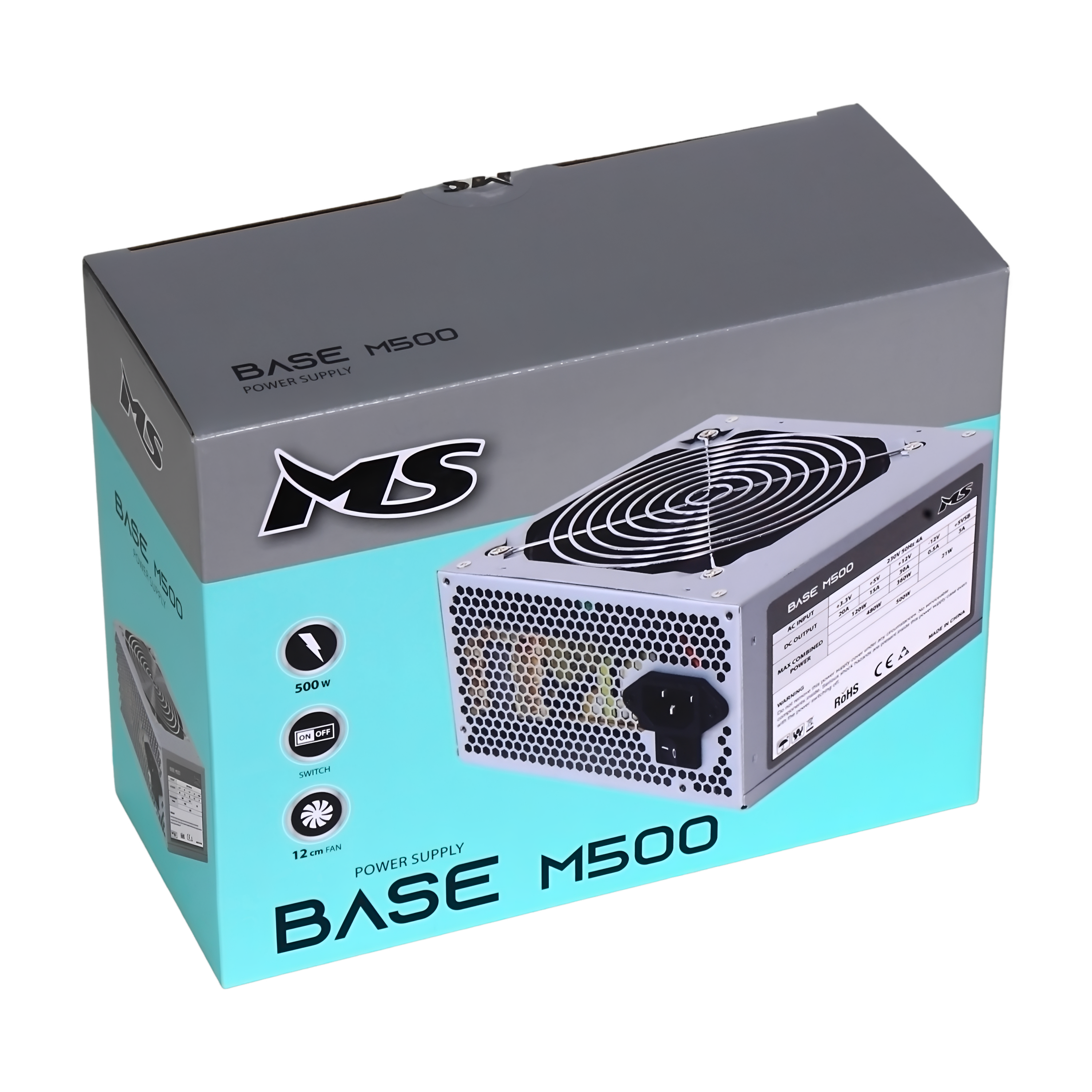 MS BASE M500 ATX napajanje 500 W