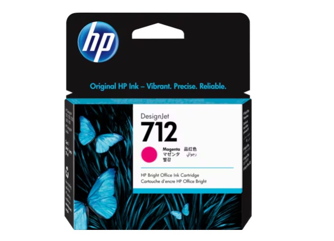 HP 712 originalni magenta kertridž za DesignJet, 29 ml (3ED68A)
