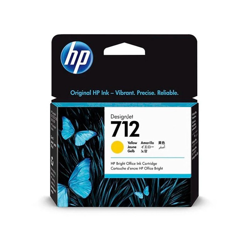 HP 712 originalni žuti kertridž za DesignJet, 29 ml (3ED69A)
