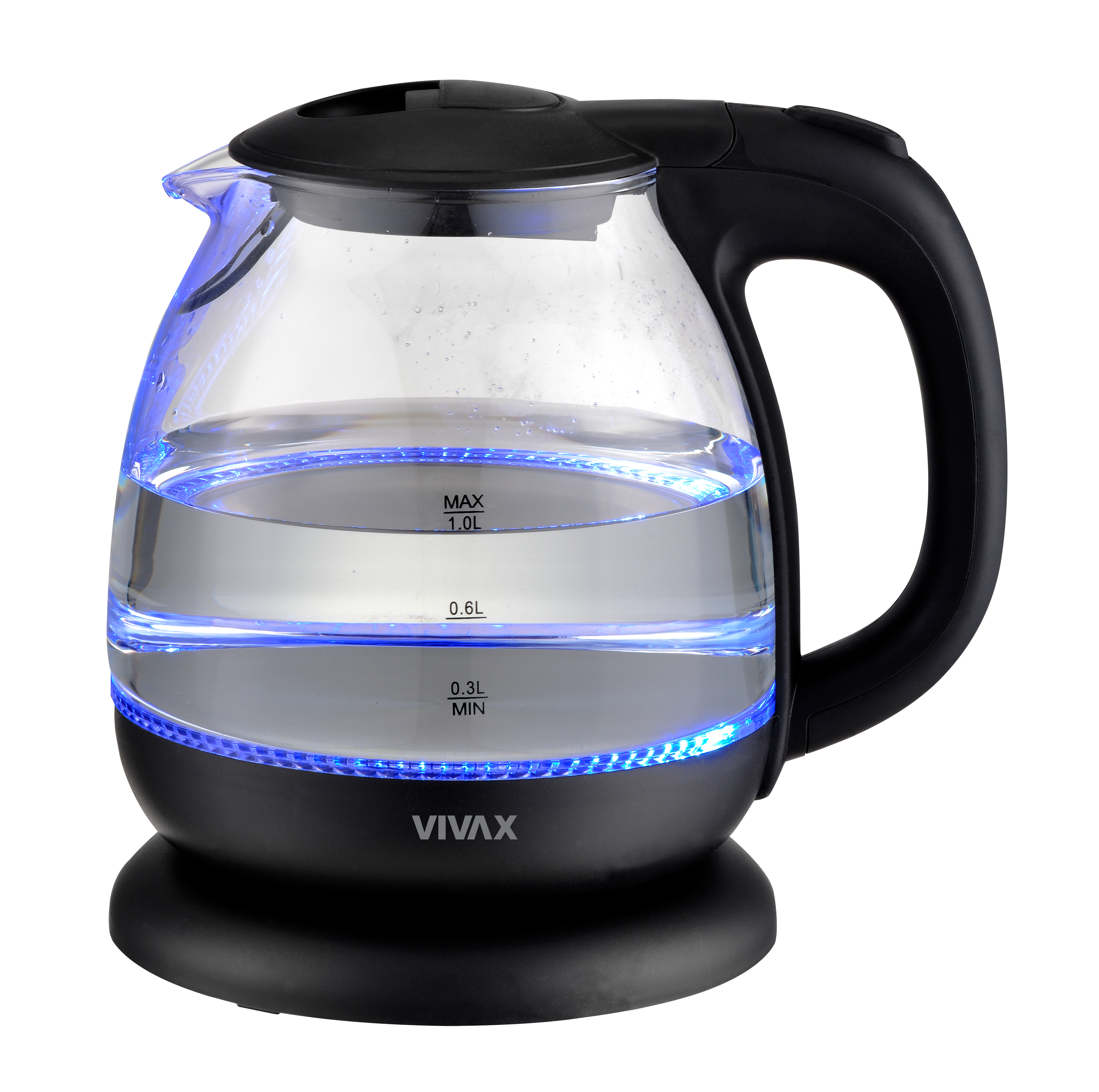 VIVAX HOME WH-100G stakleno kuvalo za vodu, 1 l, 1100 W