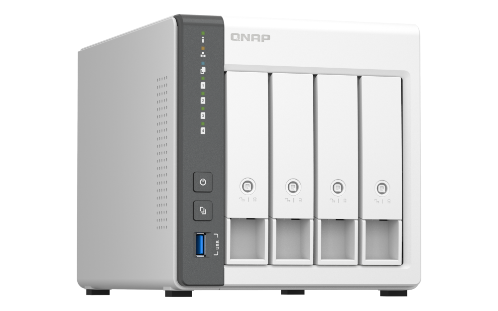 QNAP TS-433-4G 4-bay NAS sa 4 GB RAM i 2.5GbE