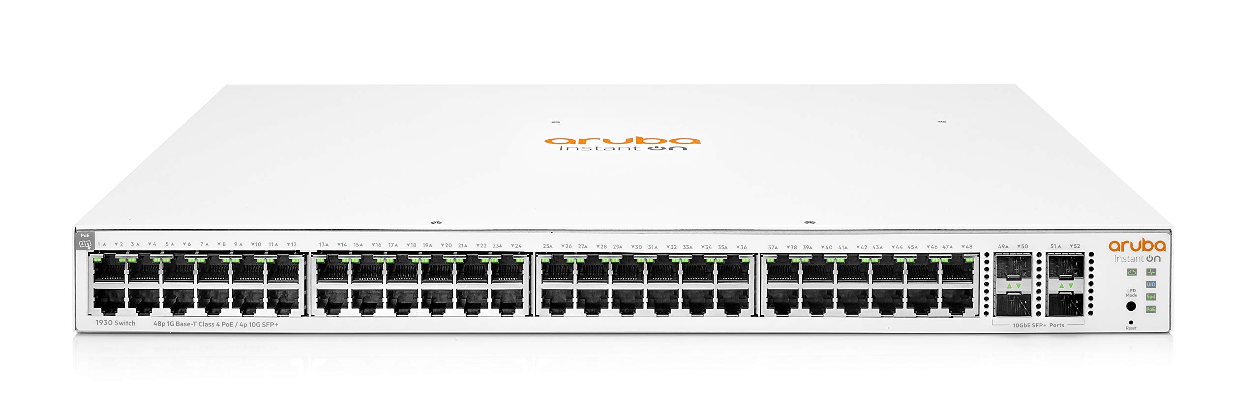 HPE Aruba Instant On 1930 JL686B upravljivi PoE+ switch sa 48 portova, 370 W