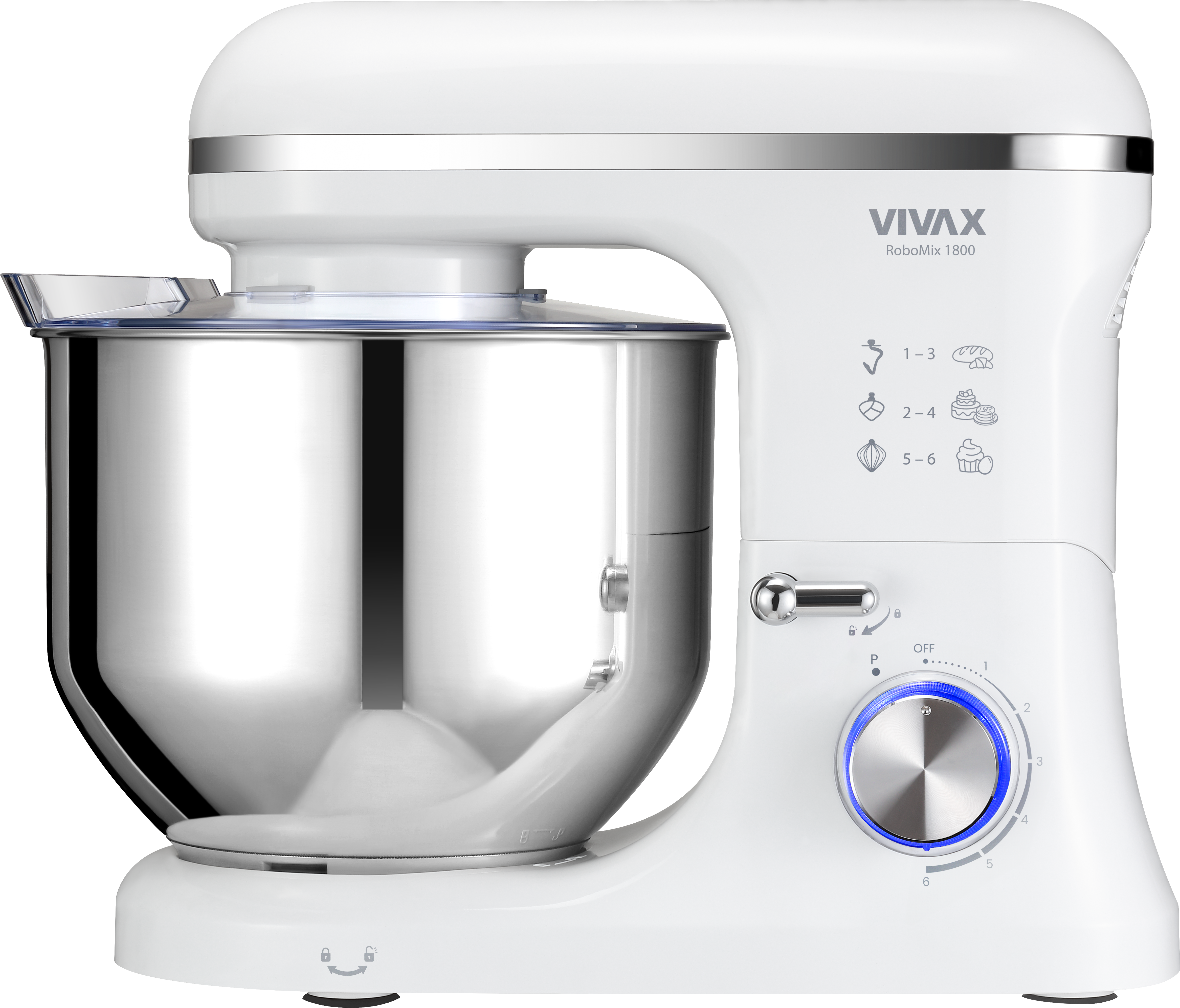 VIVAX RM-71800WH kuhinjski robot 1800 W, 7 l