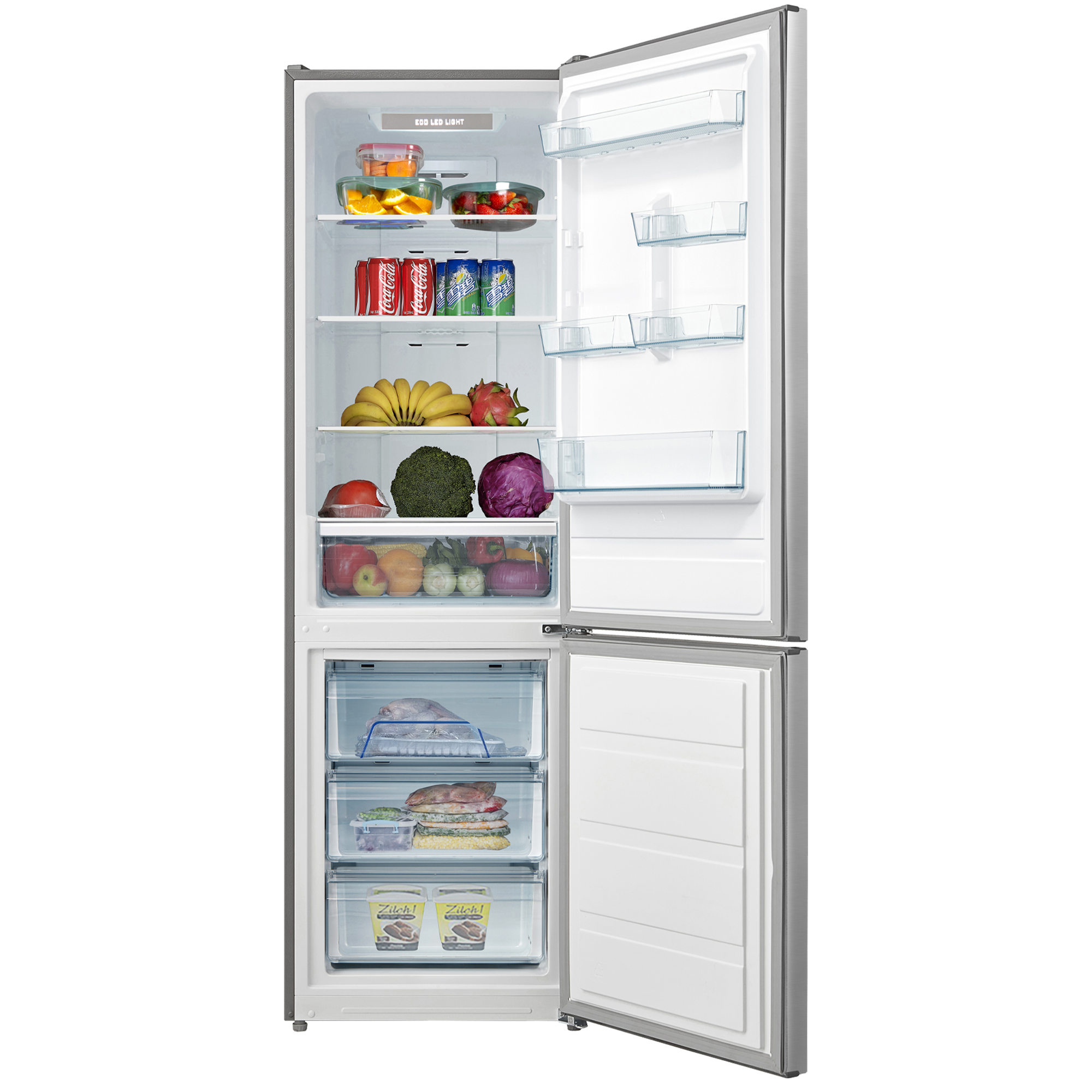 VIVAX CF-310EDNF X kombinovani No Frost frižider sa digitalnim upravljanjem, 310 l
