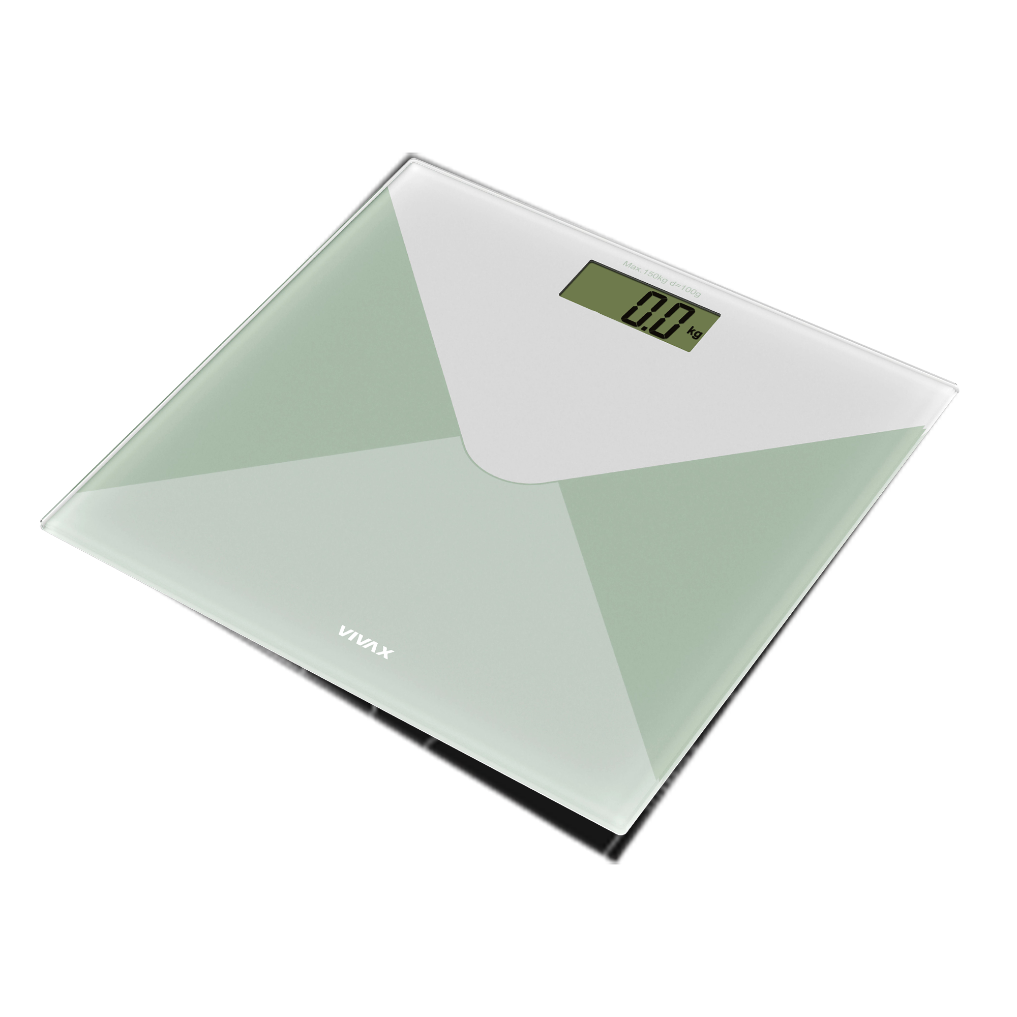 Vivax PS-156WG belo-zelena digitalna vaga do 150 kg