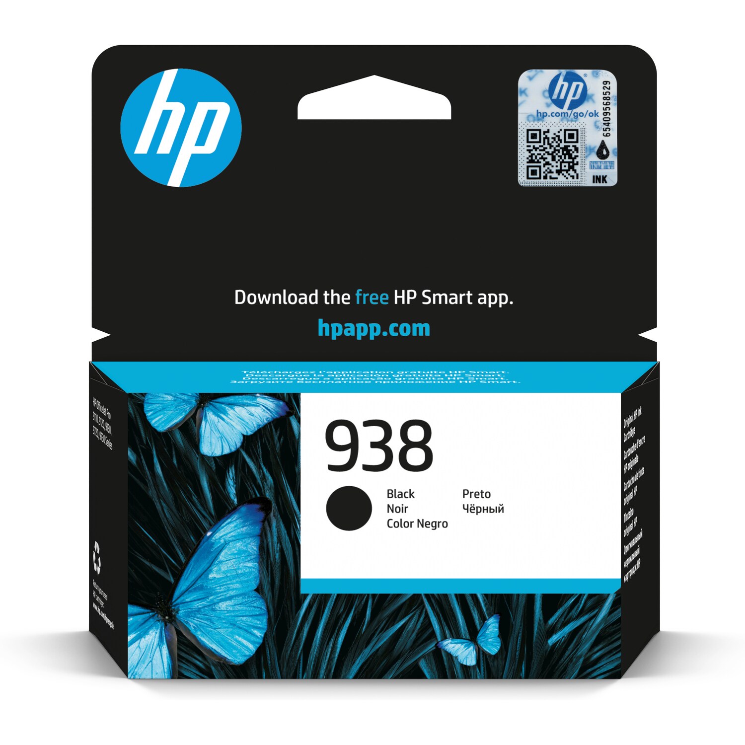 HP 938 Black Original crni kertridž 4S6X8PE