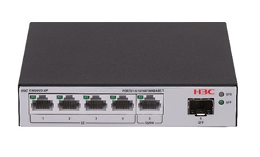 H3C S1600V2-6P L2 svič sa 5 Gigabit Ethernet portova