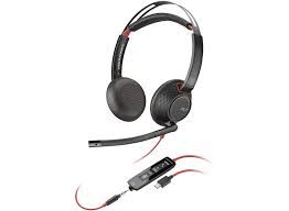 HP Poly Blackwire 5220 USB-C stereo slušalice sa USB-A adapterom