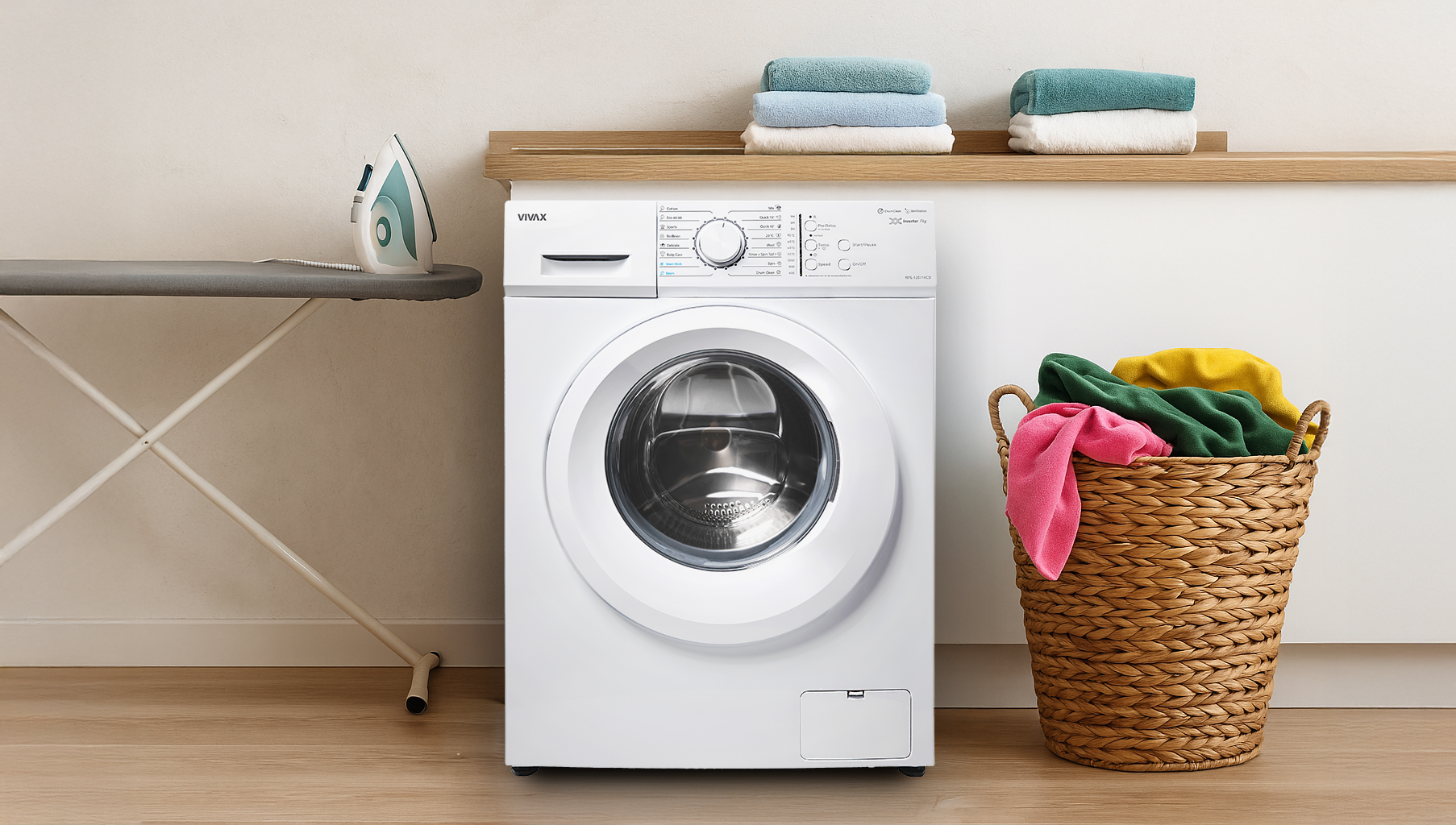Vivax WFL-120716CSI veš mašina 7 kg, 1200 o/min