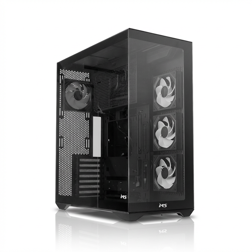 MS ARMOR V720 Midi Tower kućište sa 4 ARGB ventilatora