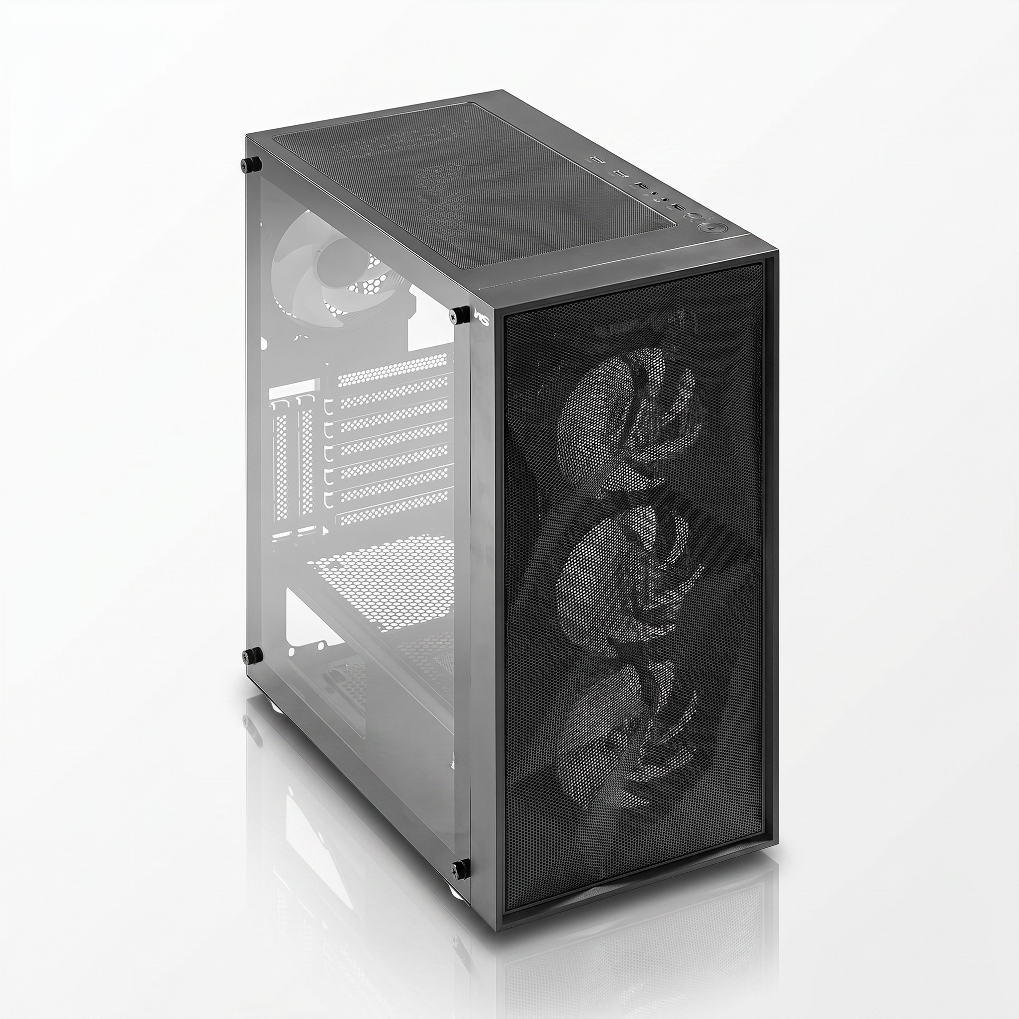 MS FIGHTER V345 gaming kućište sa ARGB ventilatorima