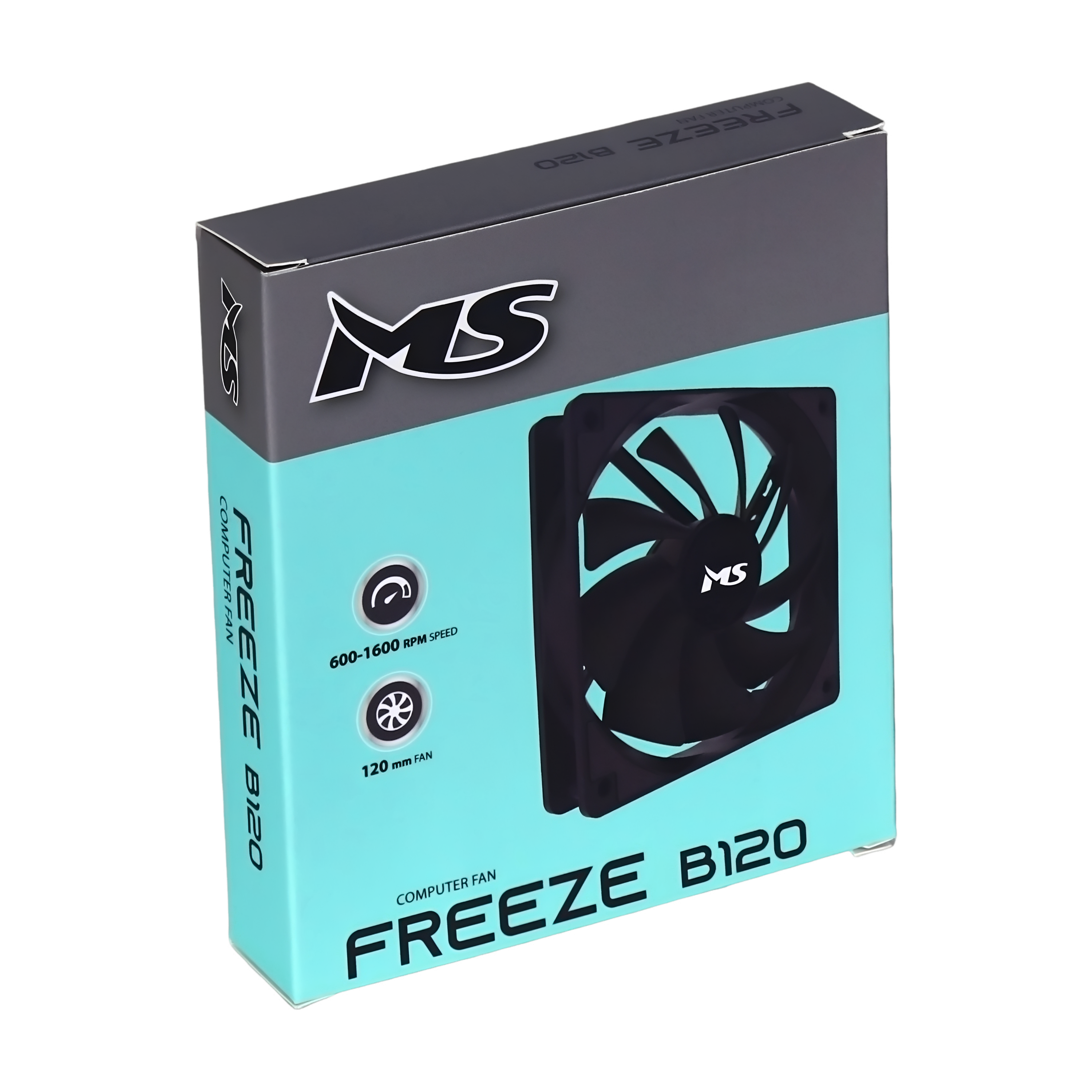 MS Freeze B120 PWM 120 mm ventilator za kućište, 1600 o/min