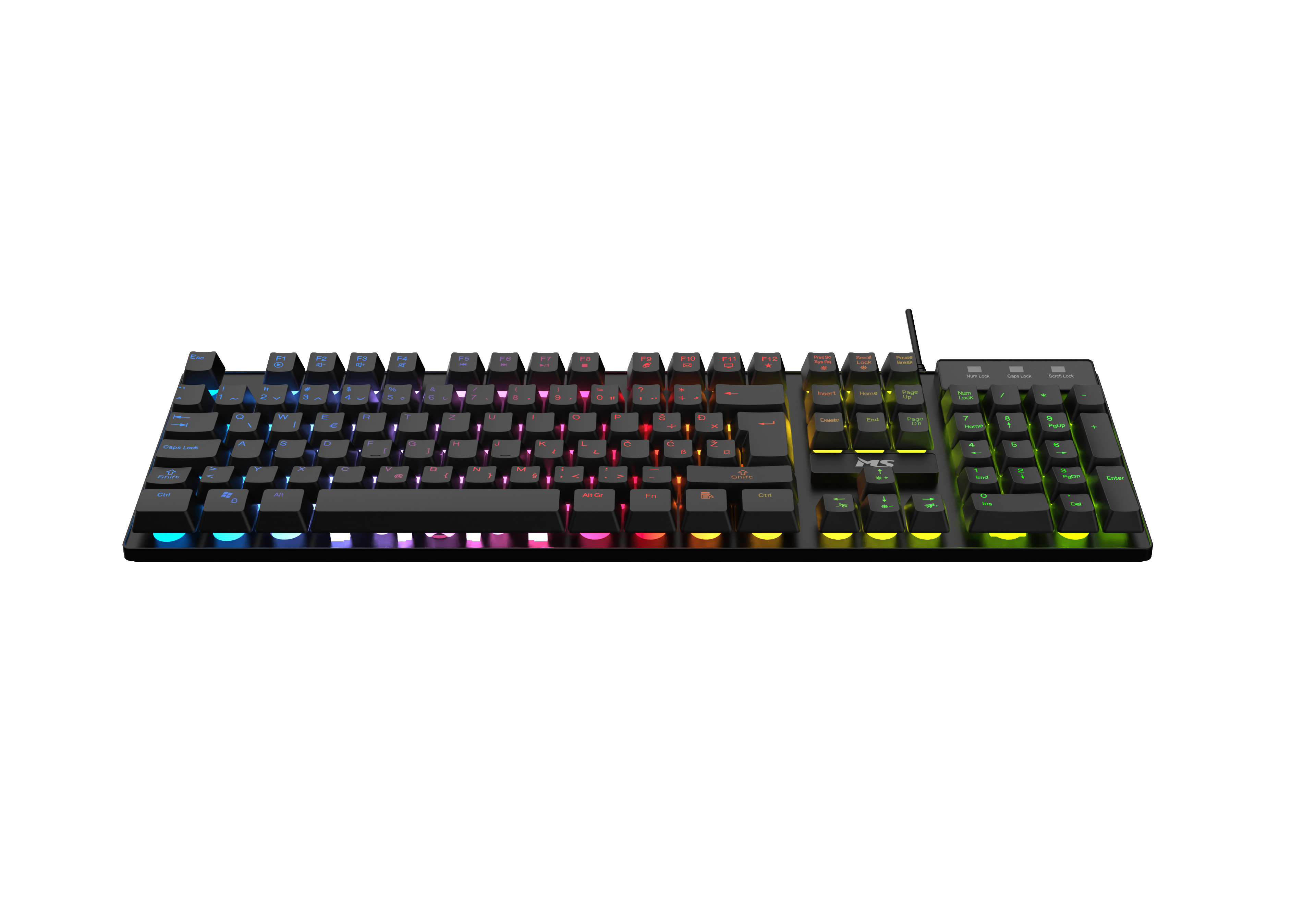 MS Elite K-501C membranska gaming tastatura sa 105 tastera