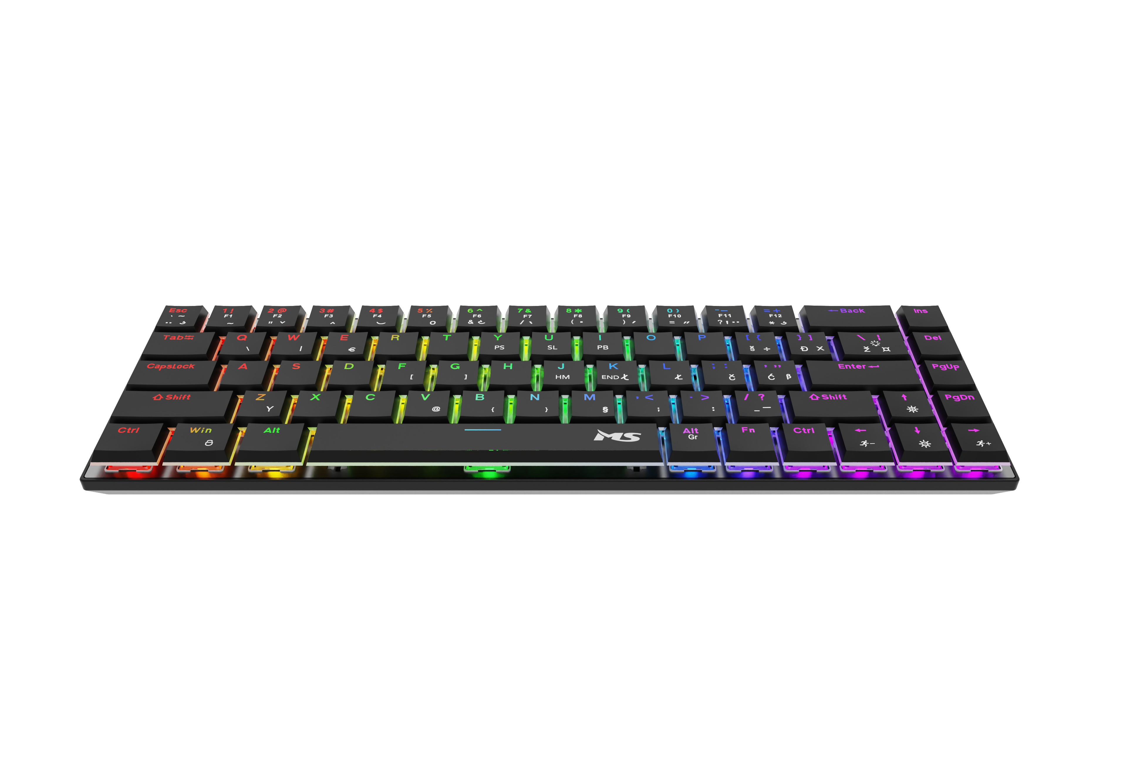 MS Elite K-702C kompaktna mehanička tastatura sa 68 tastera