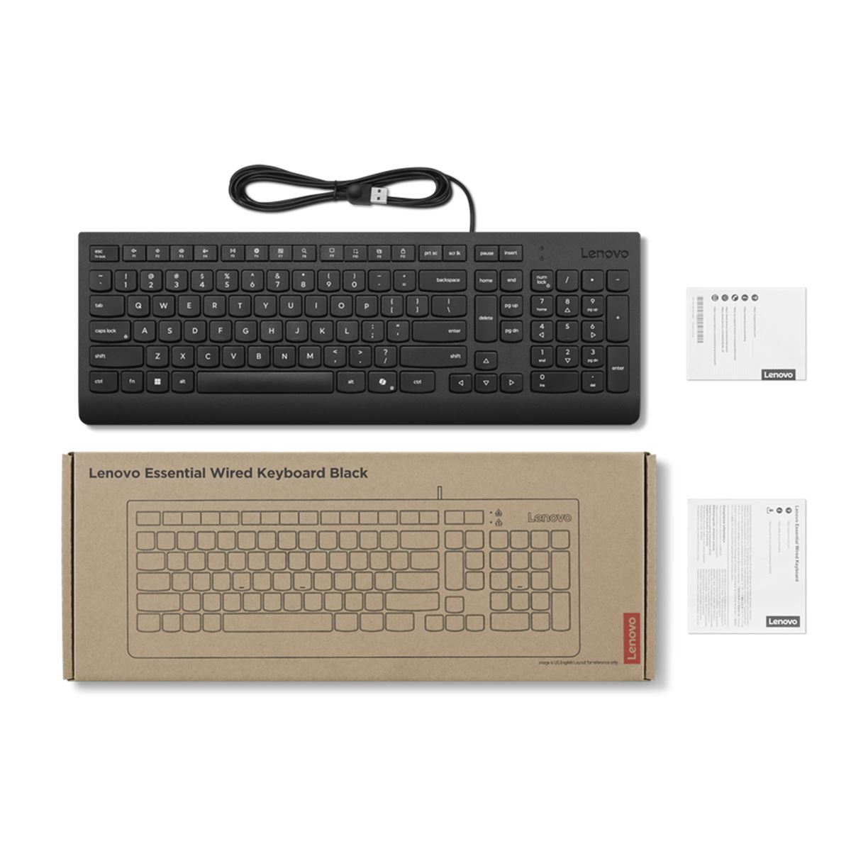 Lenovo Essential 4Y41R64673 žičana USB-A tastatura sa Copilot tasterom