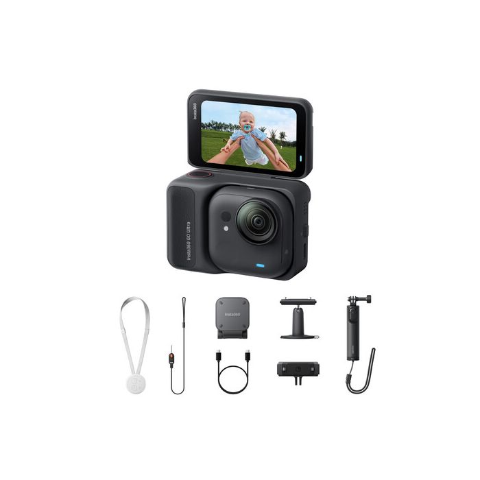 Insta360 GO Ultra Creator Bundle kamera 4K/60 fps, Midnight Black