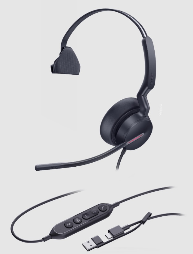 Yealink UH46 Mono Teams mono USB slušalice sa mikrofonom