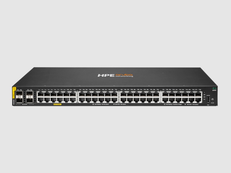 HPE Aruba CX 6000 R8N85A 48-portni Gigabit PoE+ svič