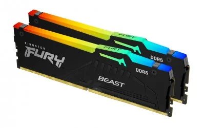 Kingston FURY Beast RGB DDR5 32 GB (2×16 GB) 6800 MT/s CL34