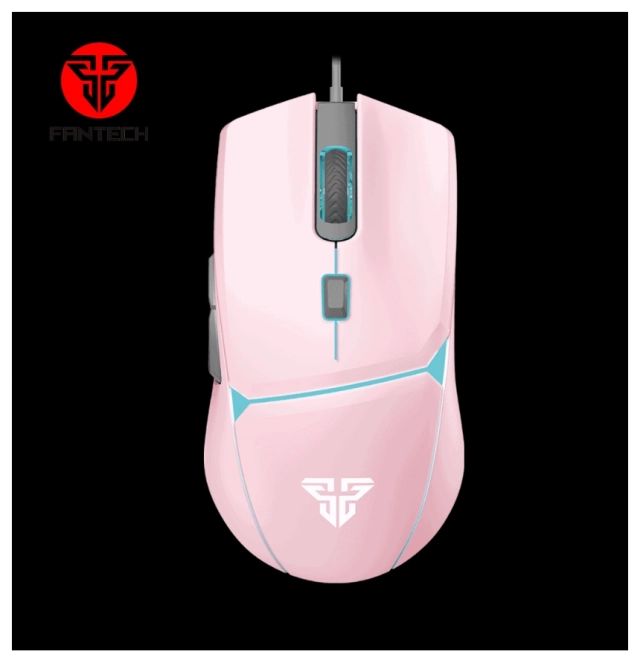 Žičani gejming miš Fantech Crypto VX7 Sakura, roze