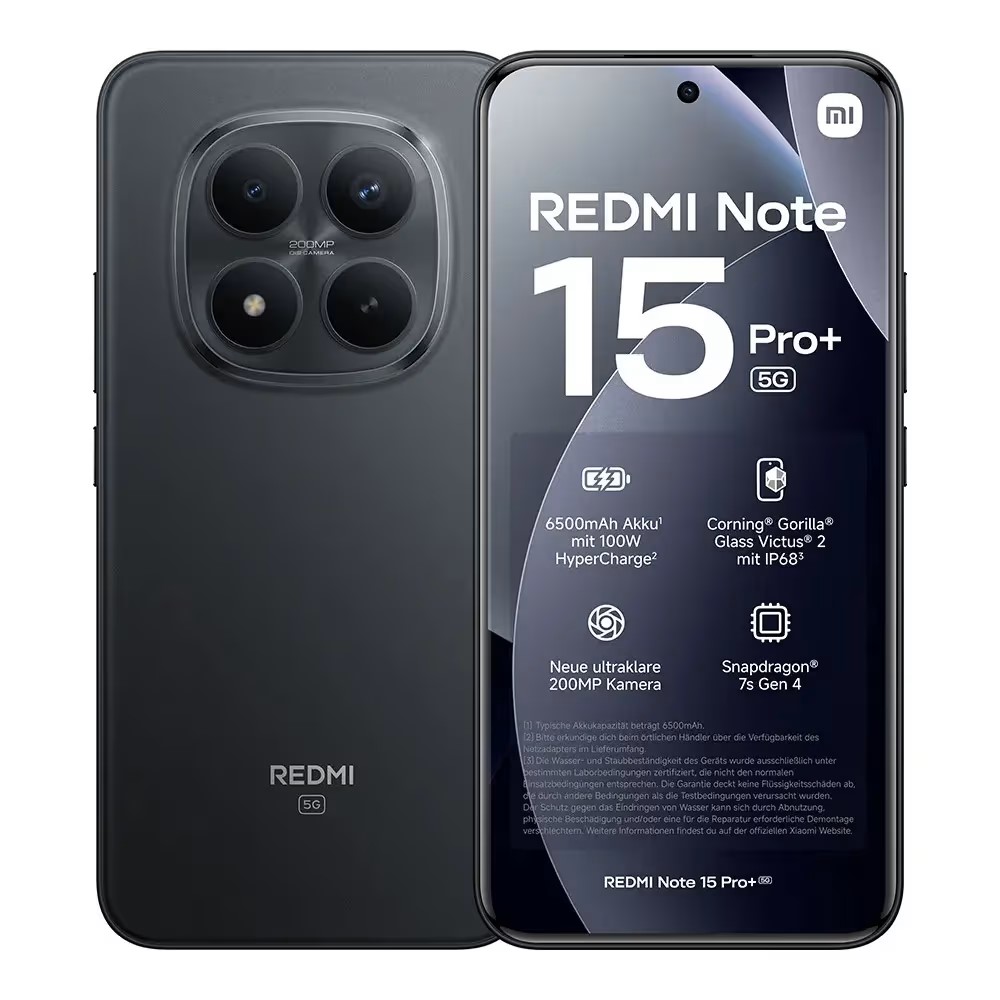 Xiaomi Redmi Note 15 Pro+ 5G 12/512 GB, crni
