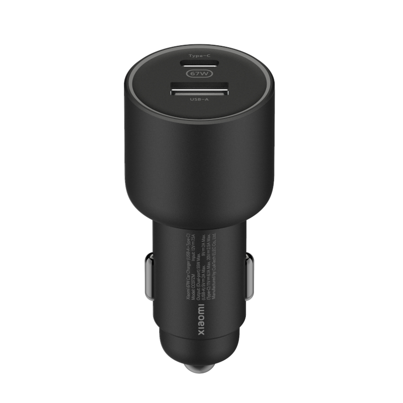 Xiaomi CC07ZM auto punjač 67 W sa USB-A i Type-C portovima