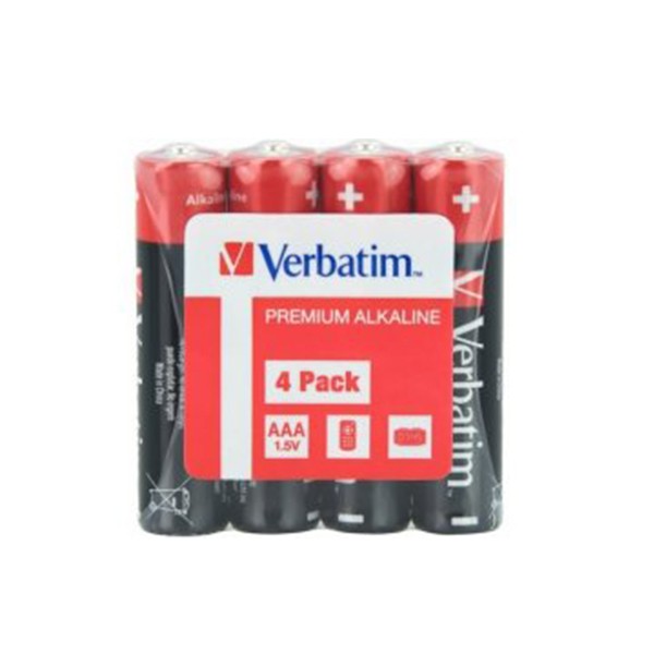 Verbatim AAA LR03 alkalne baterije 1,5 V, 4 kom