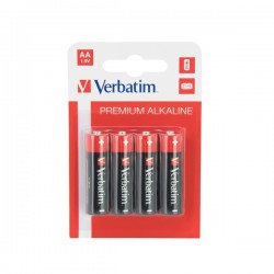 Verbatim LR06 AA alkalne baterije, blister od 4 komada