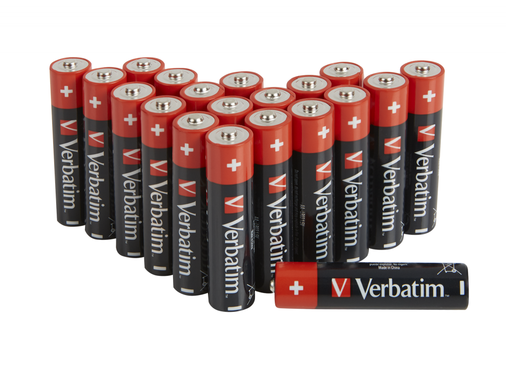 Verbatim 49877 AA LR6 alkalne baterije 1,5 V, blister 20 komada