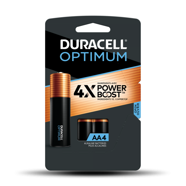 Duracell Optimum AA alkalne baterije, 4 kom, 1,5 V