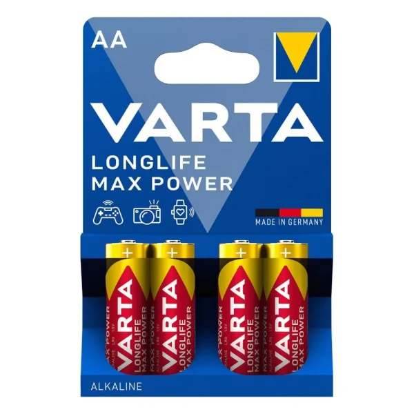 VARTA Max Tech AA/LR6 alkalne baterije, 4 kom