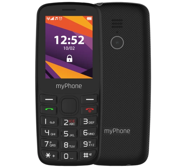 myPhone 6410 LTE Dual SIM telefon sa tasterima, crni