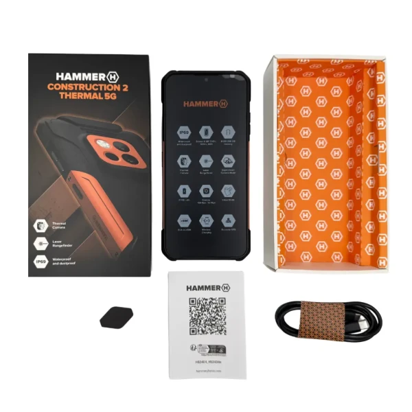 HAMMER Construction 2 Thermal 5G 8/256GB narandžasti