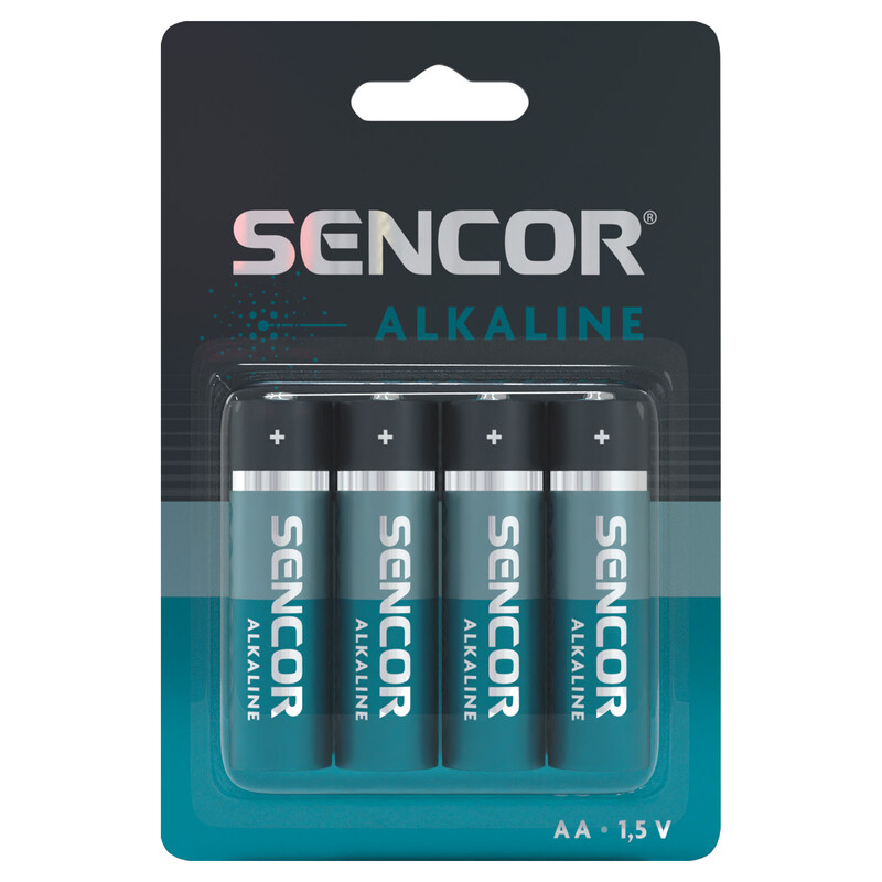 Sencor SBA LR6 4BP alkalne AA baterije, 1,5 V, 4 kom