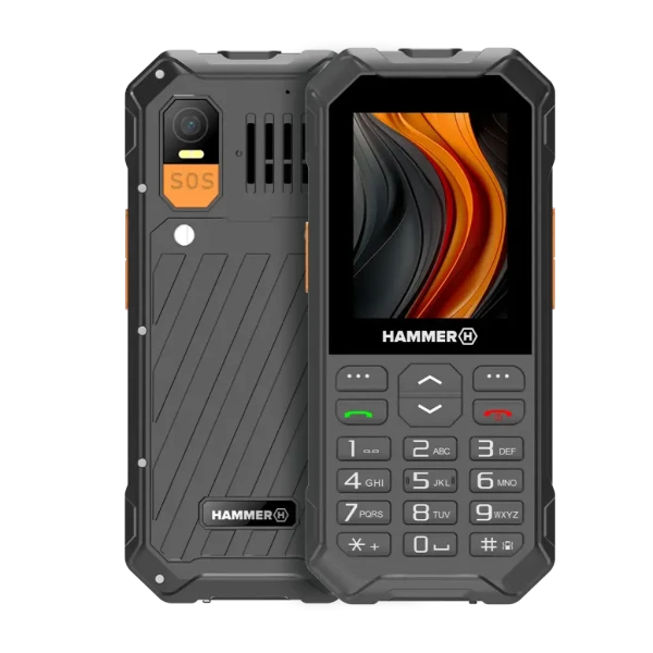 HAMMER 6 LTE Black 4G telefon sa tasterima, IP68