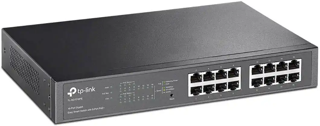 TP-Link TL-SG1016PE Gigabit svič sa 16 portova i 8 PoE+ portova