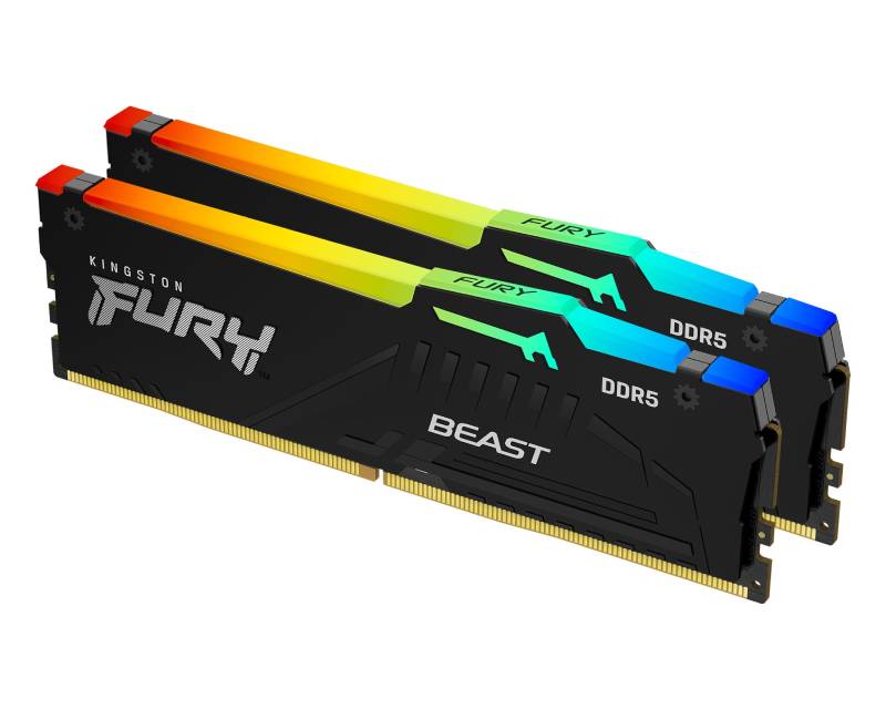 Kingston FURY Beast RGB 64 GB (2x32 GB) DDR5 6000 MT/s memorija